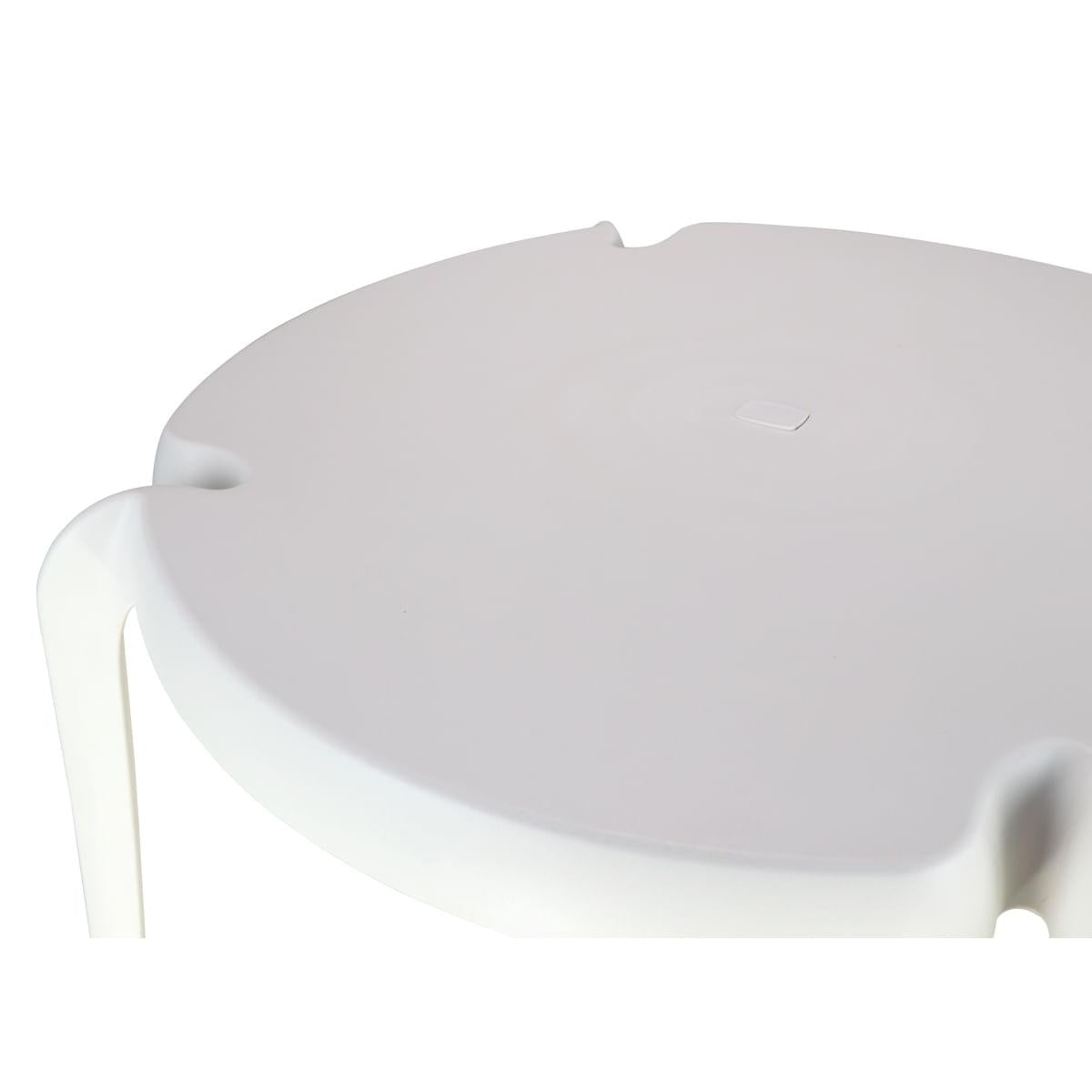Mesa Tramontina Clarice Branca 79 cm em Polipropileno e Fibra de Vidro