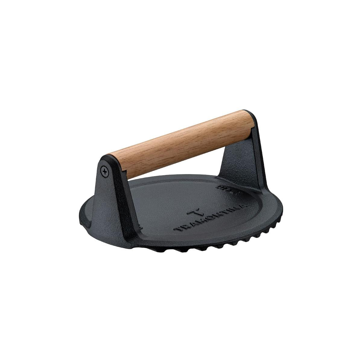 Prensador para Hambúrguer Tramontina Fargo Ferro Fundido Pre-seasoned 17 cm