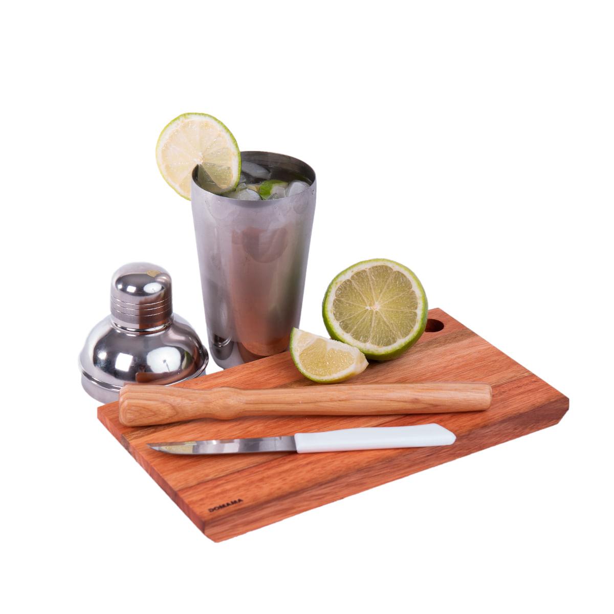 Conjunto para Caipirinha 4 Peças Utily Domama