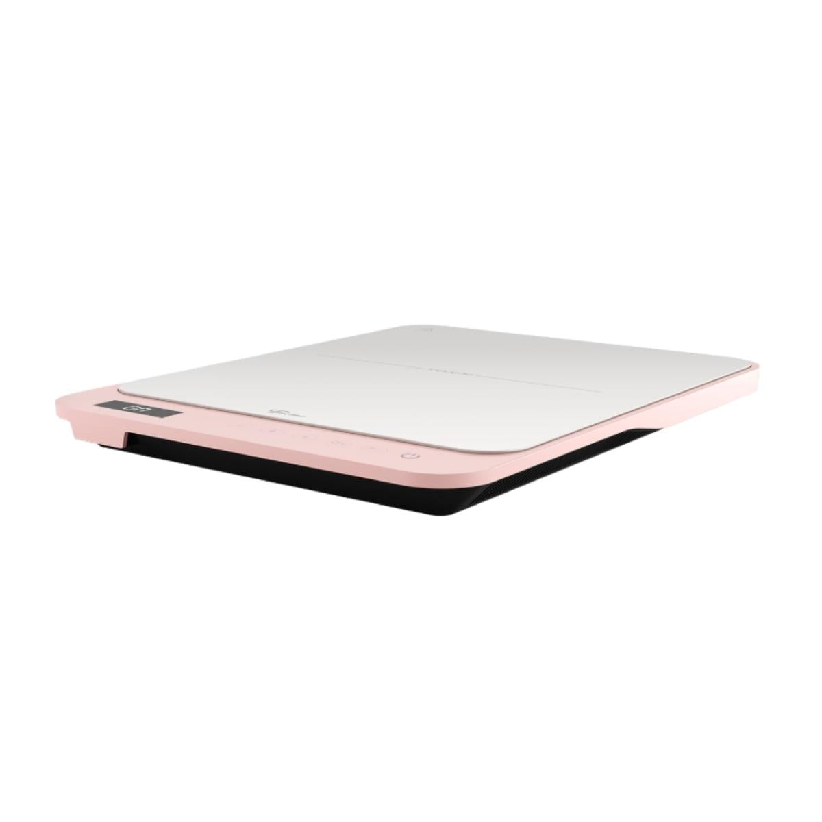 Cooktop de Indução Portátil Fischer 1 Boca Bivolt Touch Screen Rosa Candy