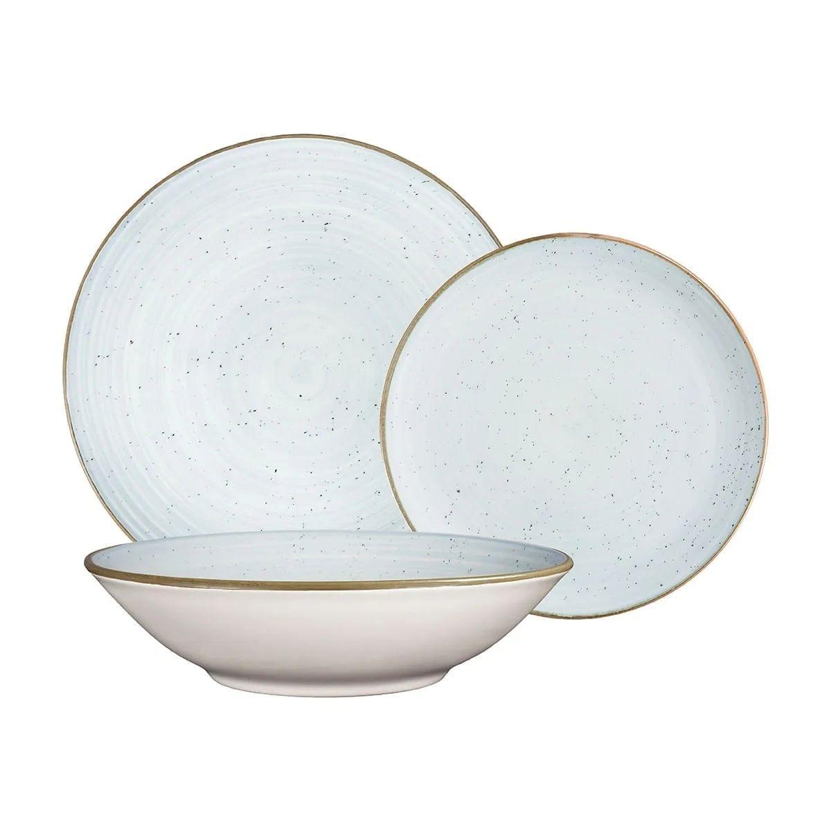 Aparelho de Jantar Oxford Unni Aquarela 12 Peças