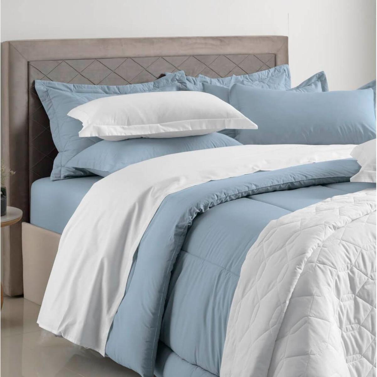 Jogo de Cama King 180 Fios Karsten Percal 100% Algodão Liss Allure