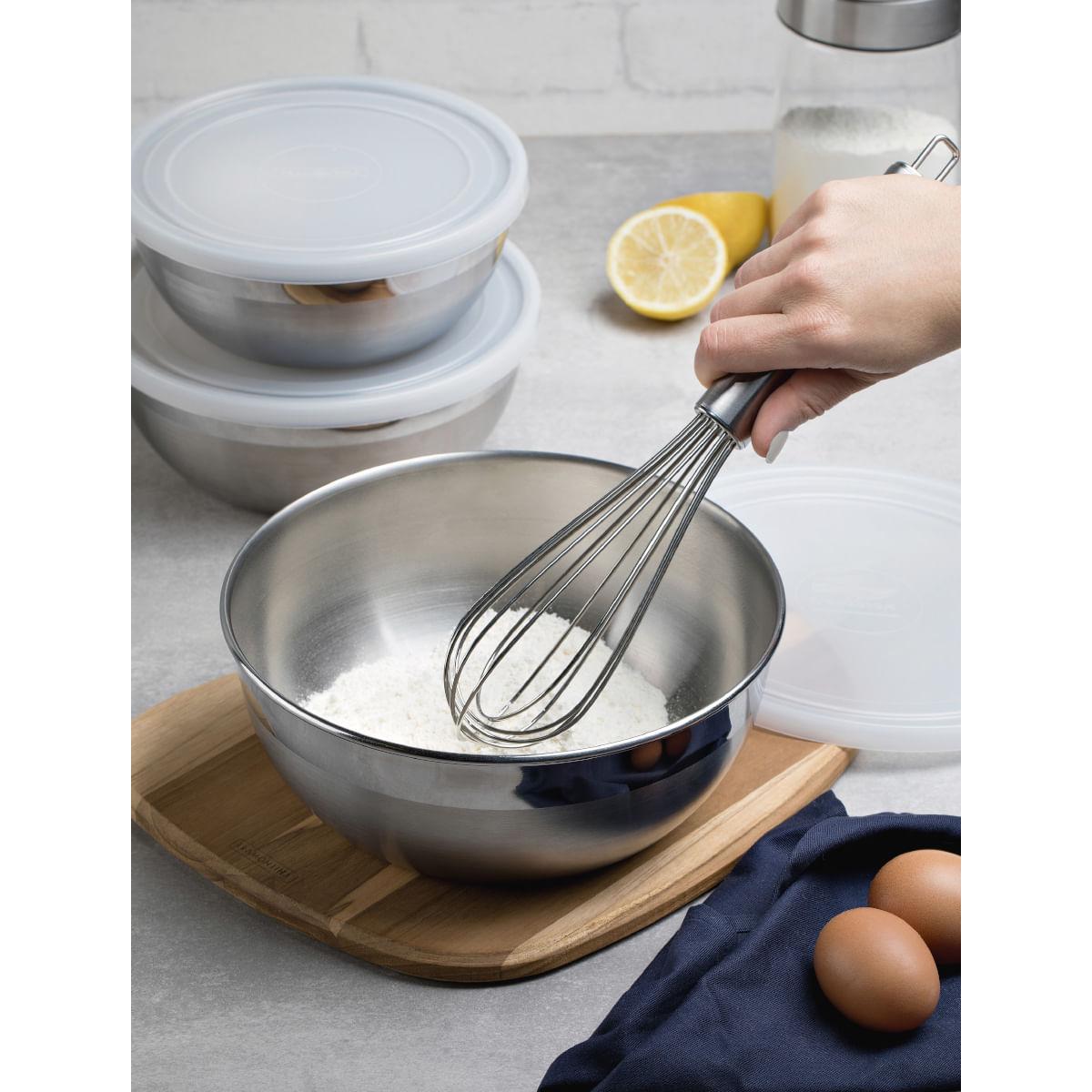 Pote Tramontina Freezinox Aço Inox Tampa Plástica 25 cm 4,2 L