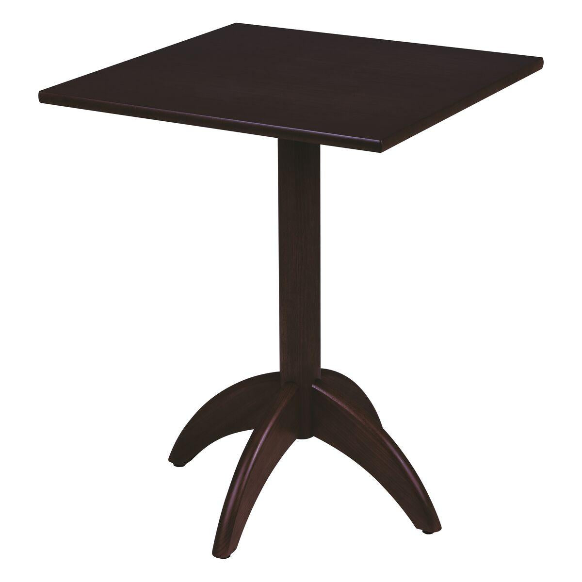 Mesa de Madeira Tauarí Tramontina 60 x 60 x 75 cm Castanho Escuro London 4 Lugares