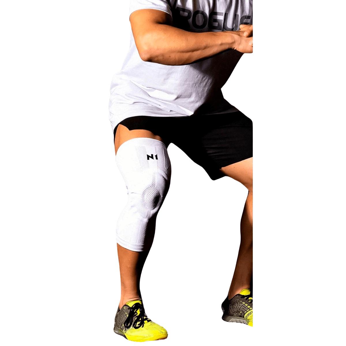 Joelheira PRO Knit 3D N1 Sport Branco Tamanho GG