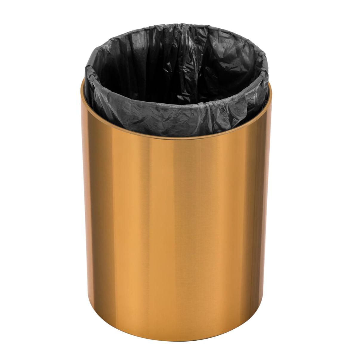 Lixeira Tramontina Útil Gold 5 Litros OUTLET