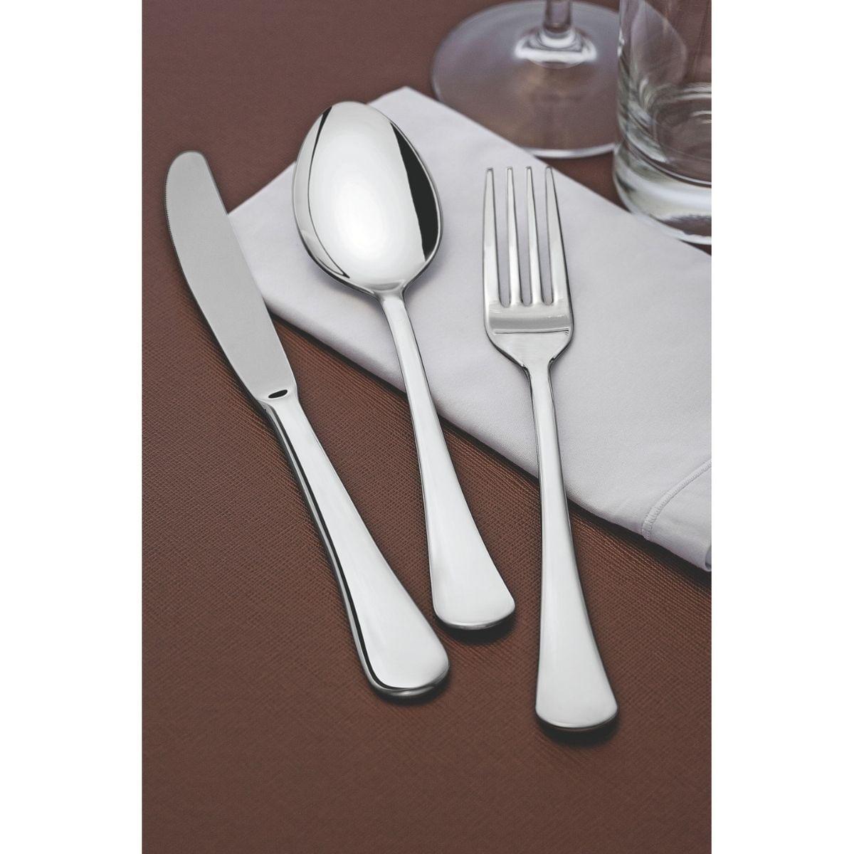 Faqueiro Tramontina Zurique Aço Inox com Facas de Mesa Forjadas 42 Peças