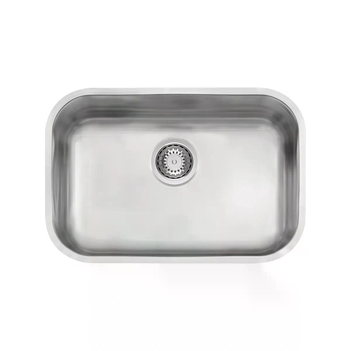 Cuba Tramontina Lavínia Plus 47 BL Inox Escovado 47 x 30,5 cm Válvula 4 1/2 pol