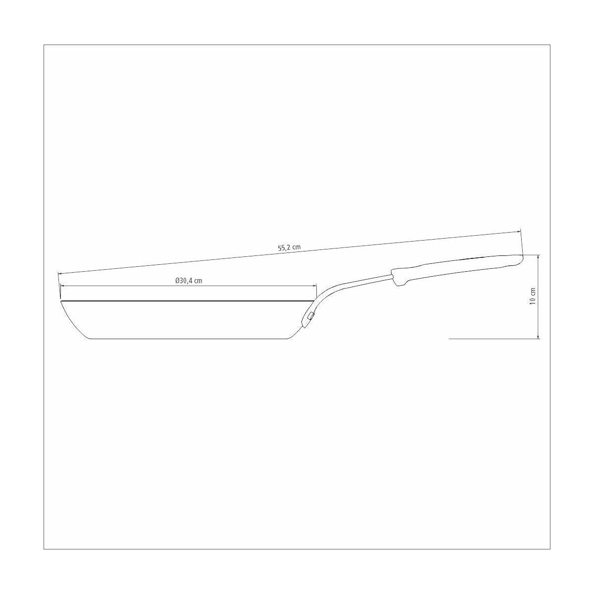 Bistequeira Tramontina Profissional em Ferro 30 cm 2,4 L