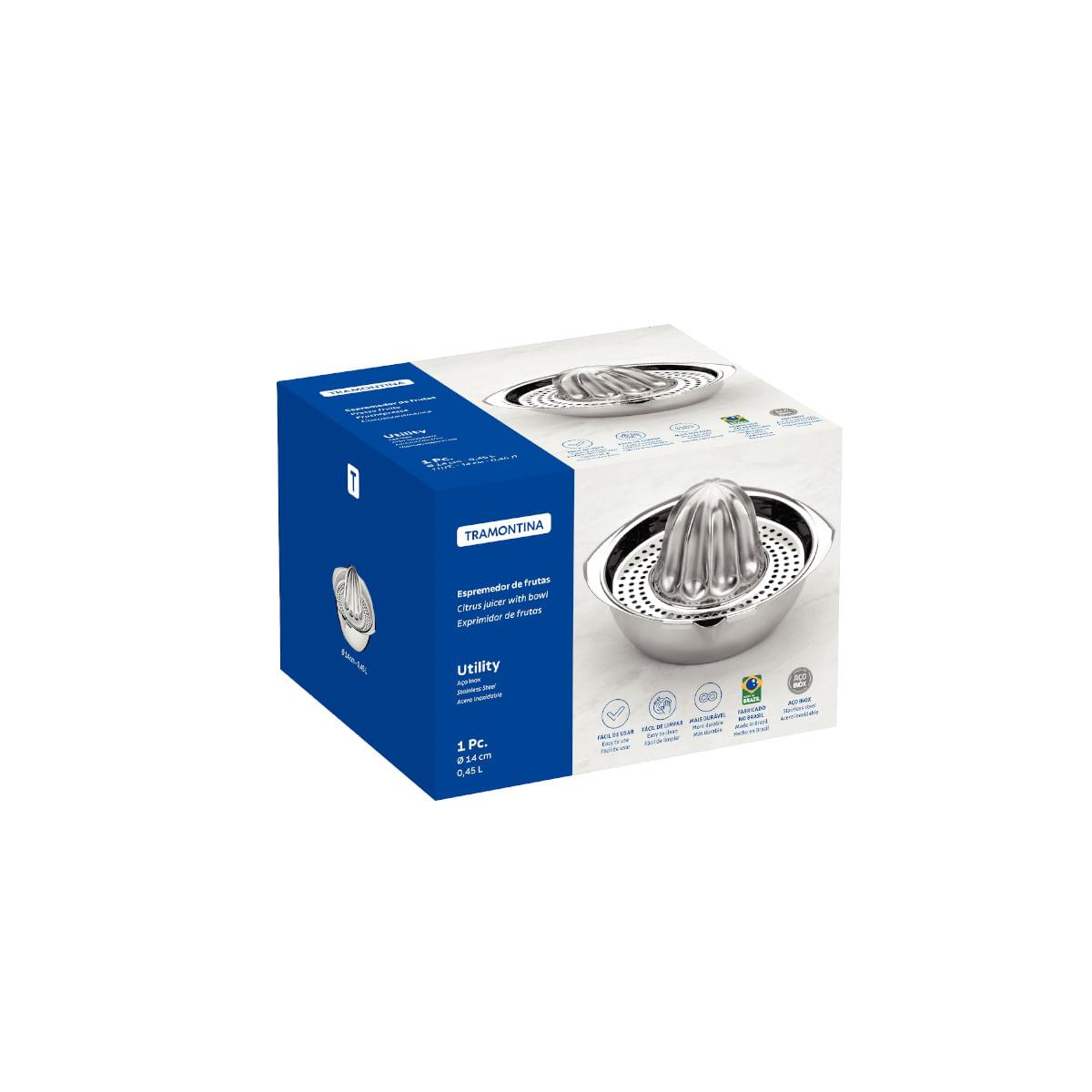 Espremedor de Frutas Tramontina Utility em Aço Inox