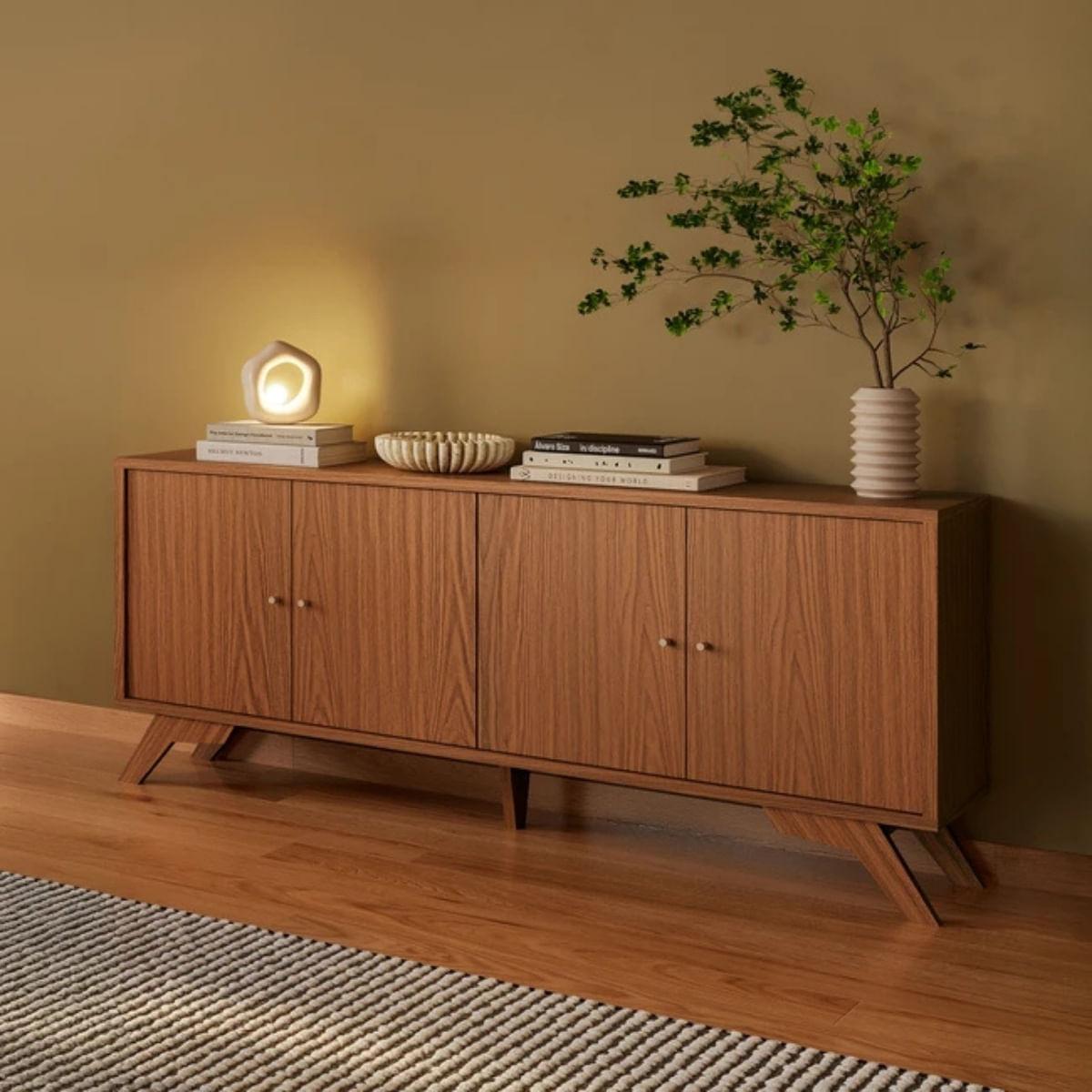 Balcão Buffet 180cm 4 Portas Pinhão Dalla Costa