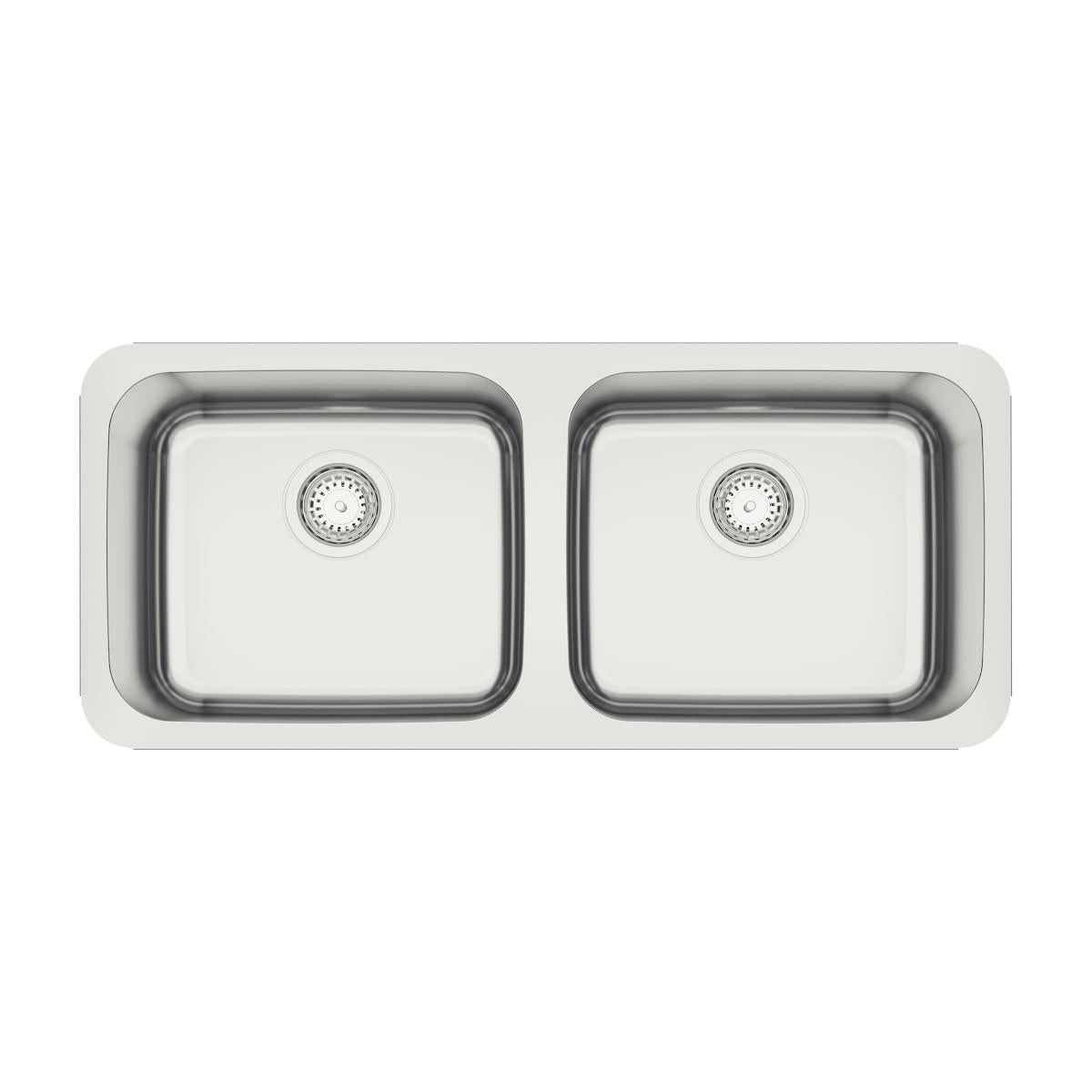 Cuba de Embutir Tramontina Dora Duo 2C 40 BL em Aço Inox Acetinado 89x39 cm Outlet 94900283