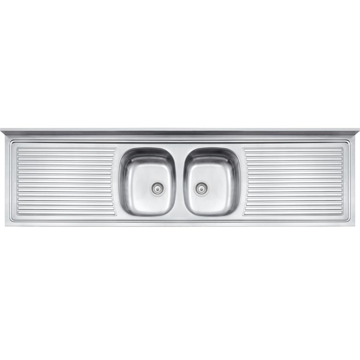Pia de Apoio Tramontina Ribon 2C 34 em Aço Inox 200 x 55 cm