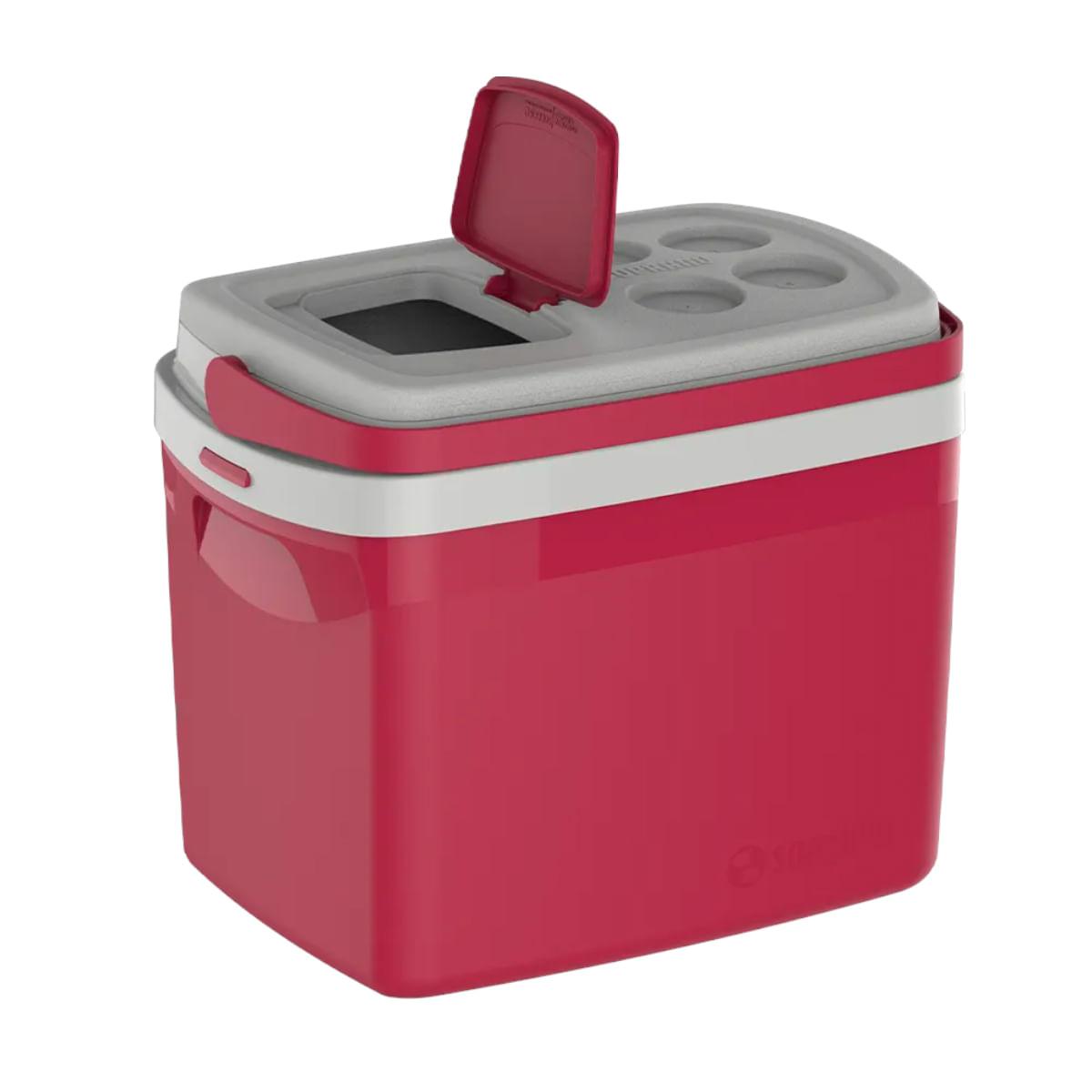 Caixa Térmica Tropical 32 Litros Vermelho Soprano
