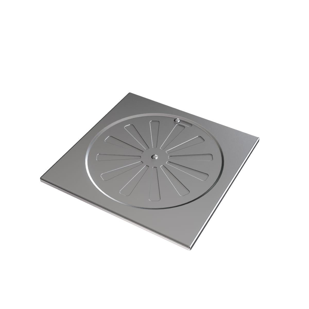 Ralo Quadrado com Fecho em Aço Inox 15 cm Docol