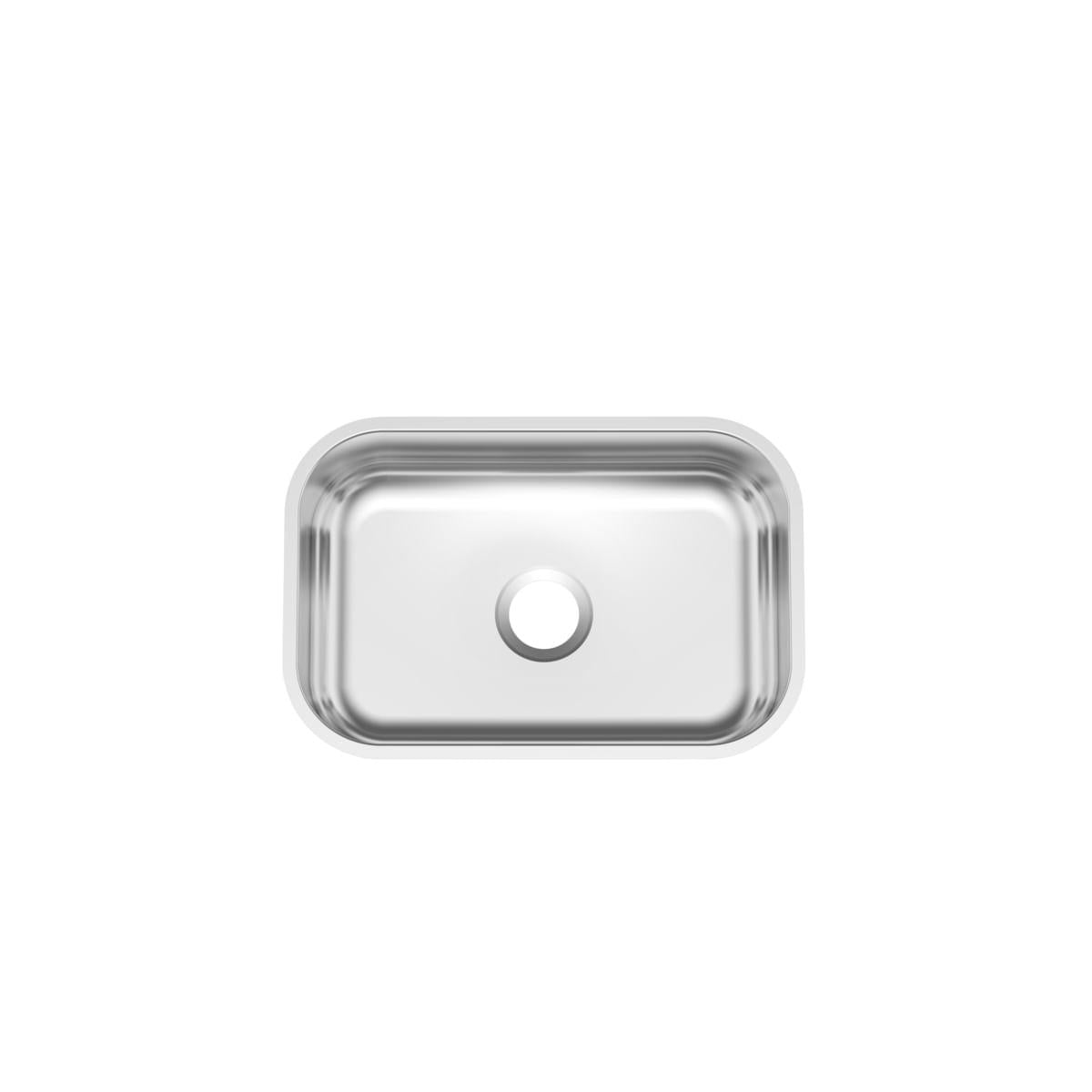 Cuba n.1 Tramontina 47 x 30 x 14 cm Lavínia 47 BL Standard em Aço Inox 430 Polido Sem Válvula