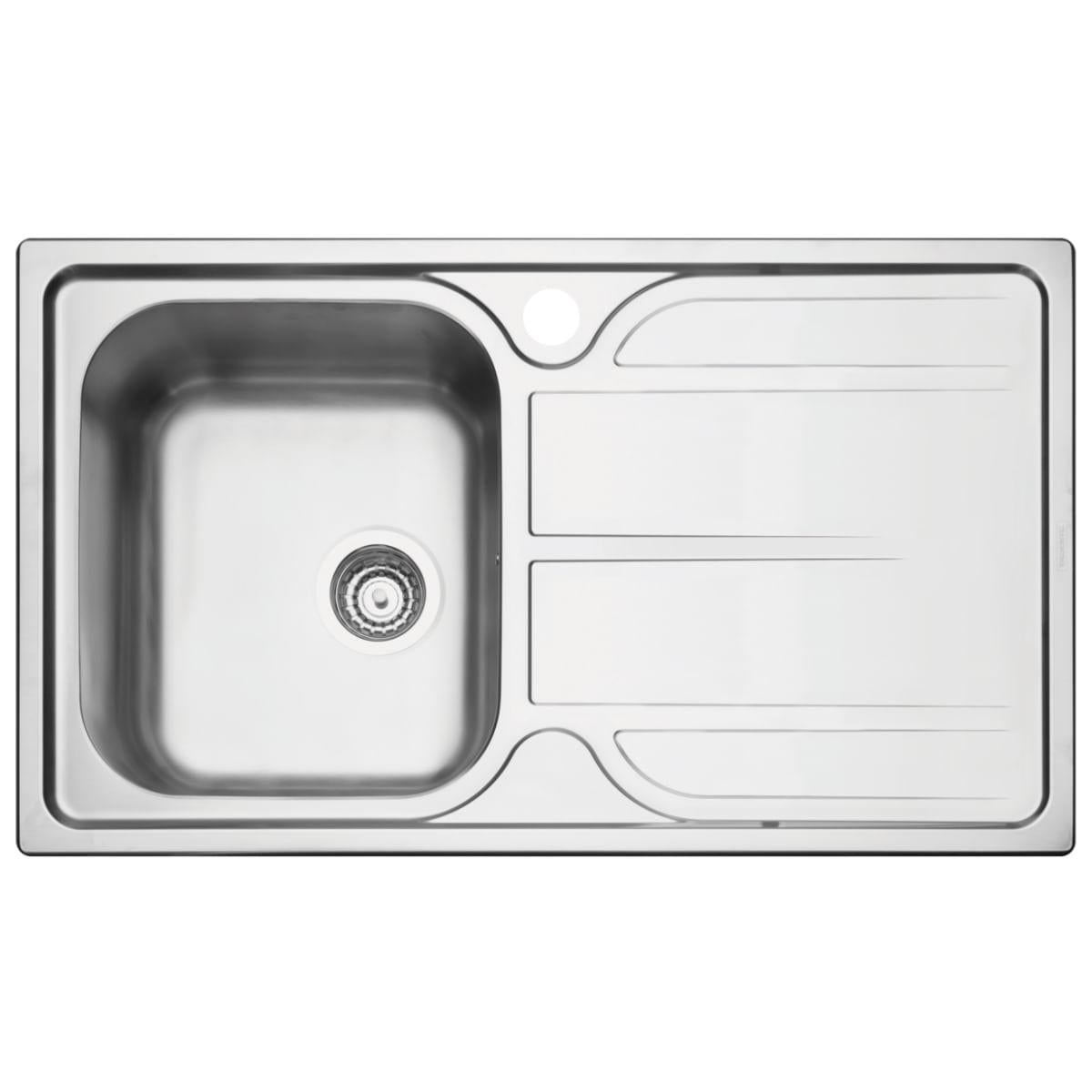 Cuba de Sobrepor Tramontina Marea 34 CE em Aço Inox Acetinado 86 x 50 cm