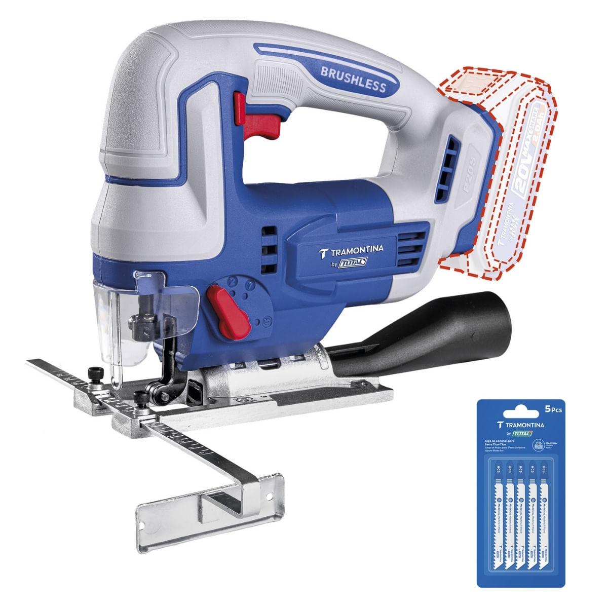 Serra Tico-Tico 20V 3000 Rpm Tramontina Sem Bateria e Carregador