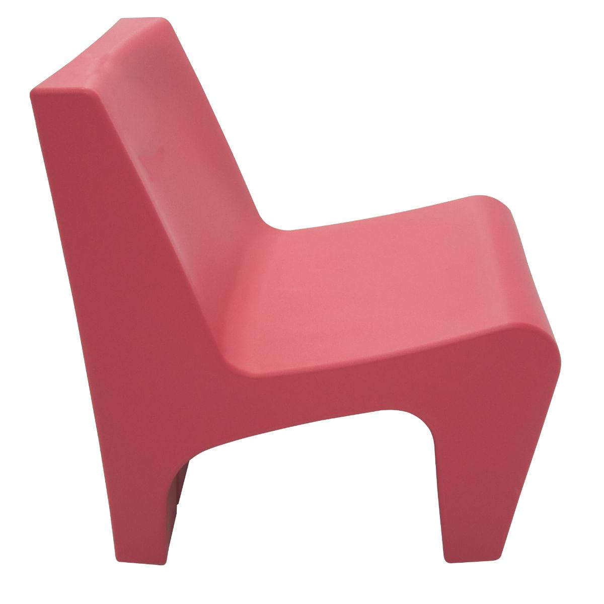 Poltrona Tramontina Berta em Polietileno Vermelho