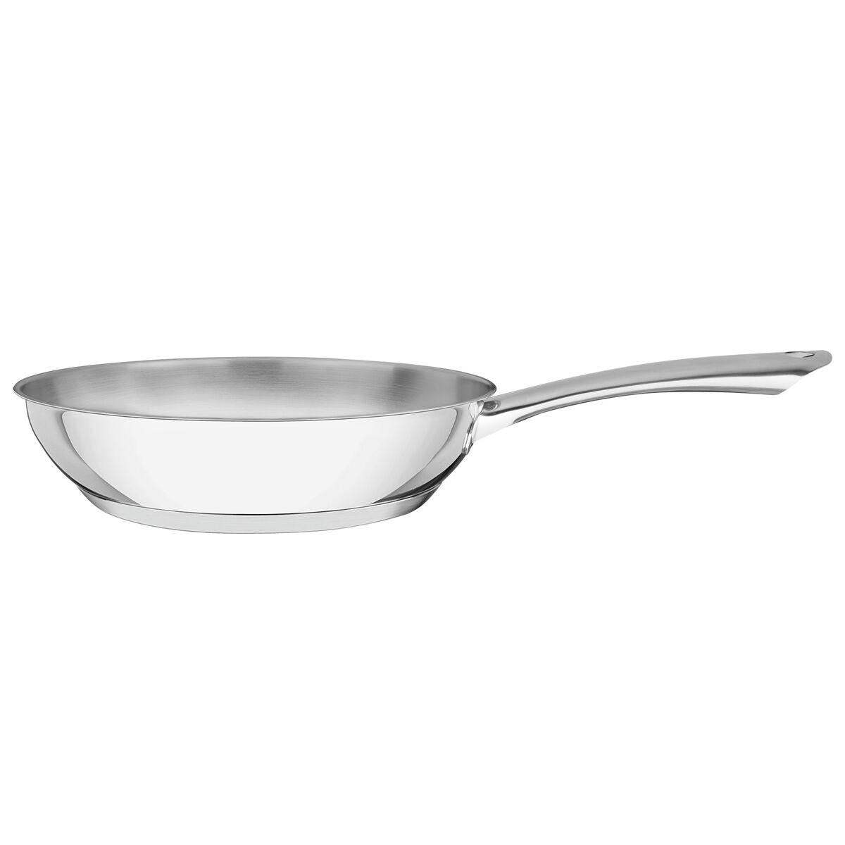 Jogo de Panelas Tramontina Una Aço Inox Fundo Triplo Tampas de Vidro 4 Peças