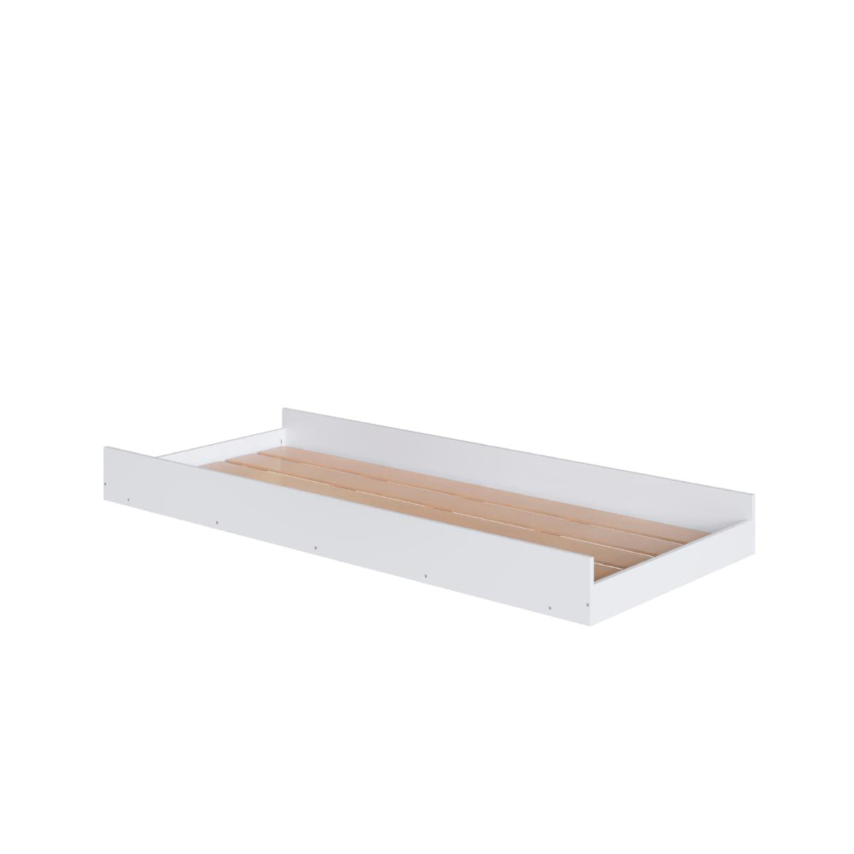 Berço Cama com Cômoda e Cama Auxiliar Branco Completa Móveis