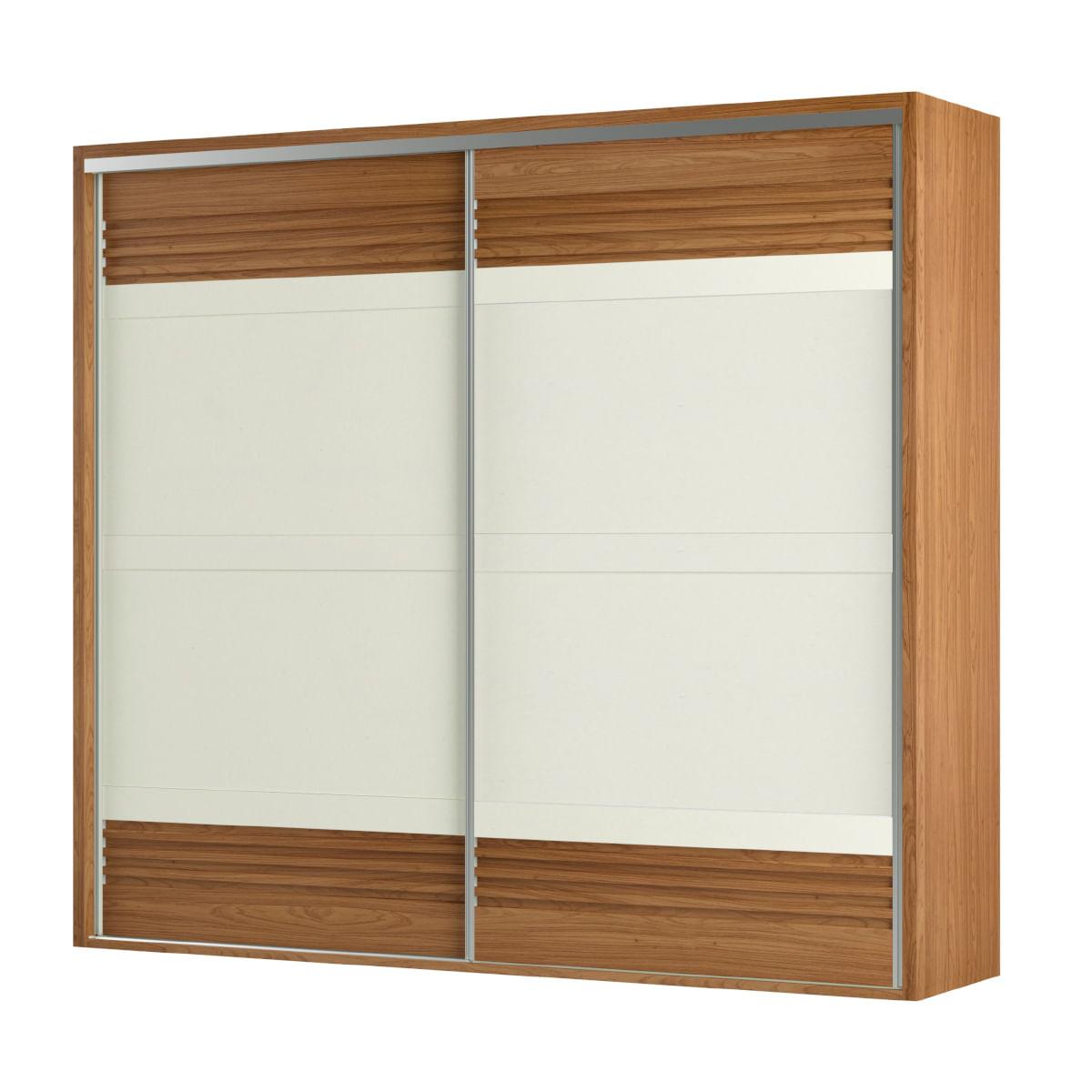 Guarda-Roupa com 2 Portas de Correr 267 cm Freijó TW603 JJ Dalla Costa