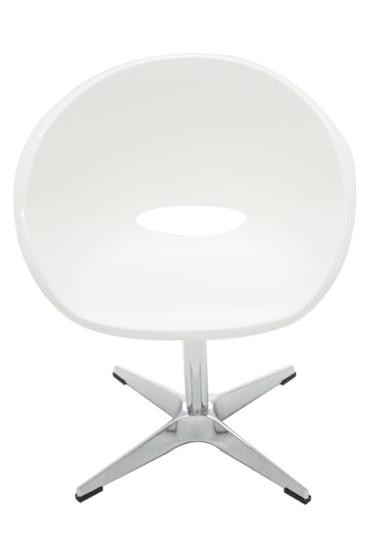 Cadeira Elena branca base X Tramontina