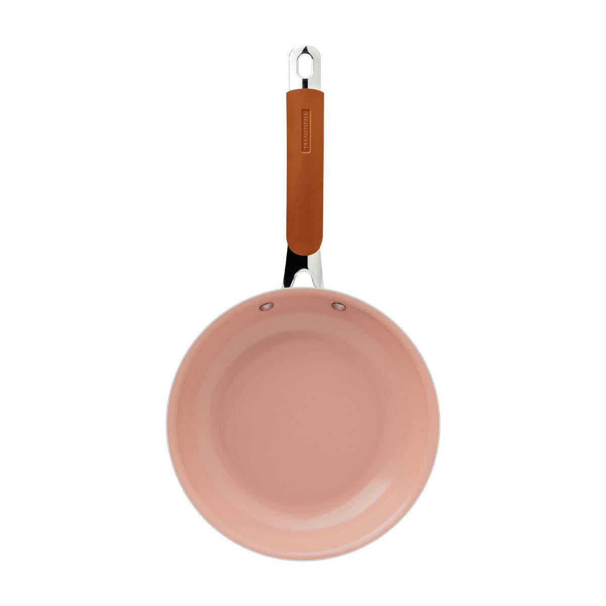 Frigideira Tramontina Romagna Aço Inox Cerâmico Marfim 25 cm 1,95 L