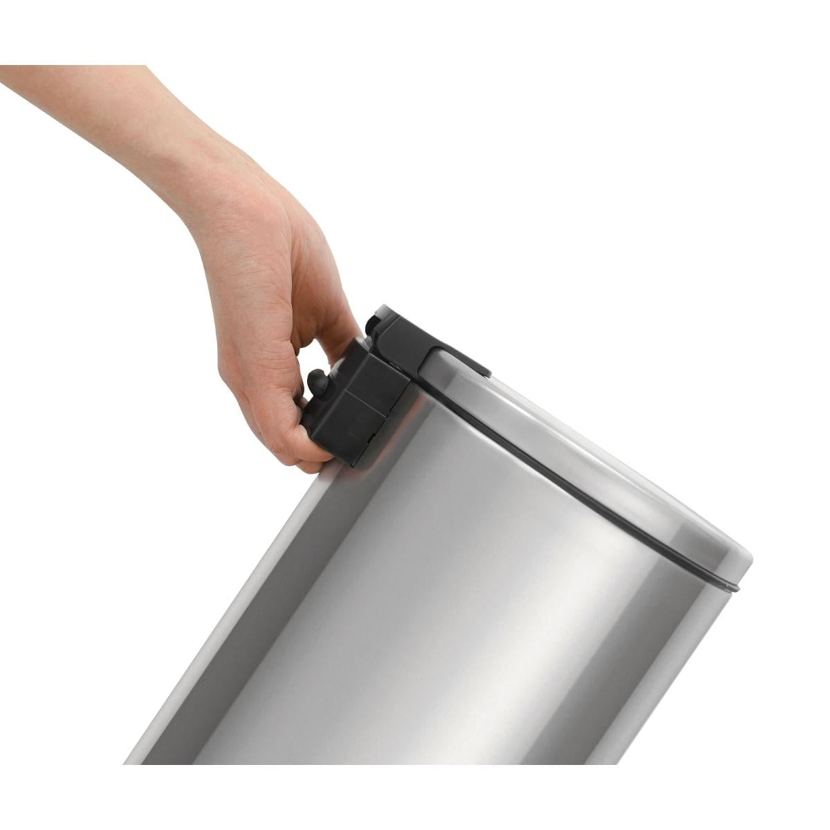 Lixeira com Pedal Tramontina Loop Aço Inox Polido 3 Litros