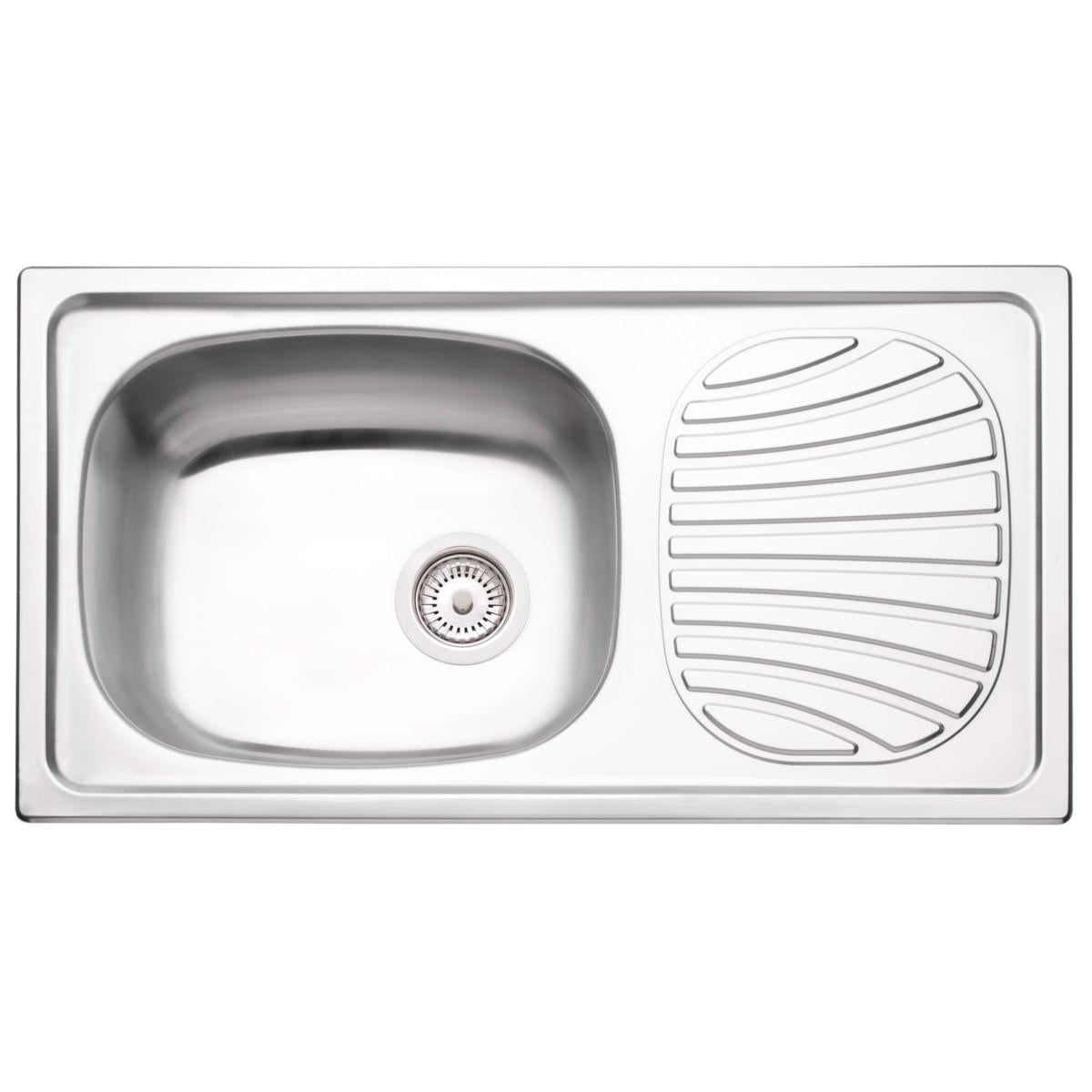 Cuba de Sobrepor Tramontina Alpha Inox Pré Polido 78 x 43 cm com Válvula 93840602