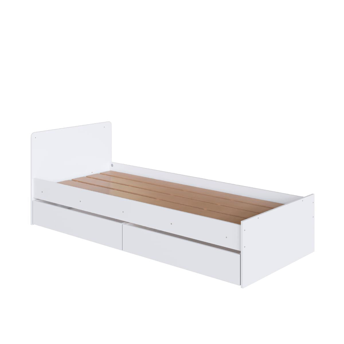 Berço Cama com Cômoda e Gavetões Branco Completa Móveis