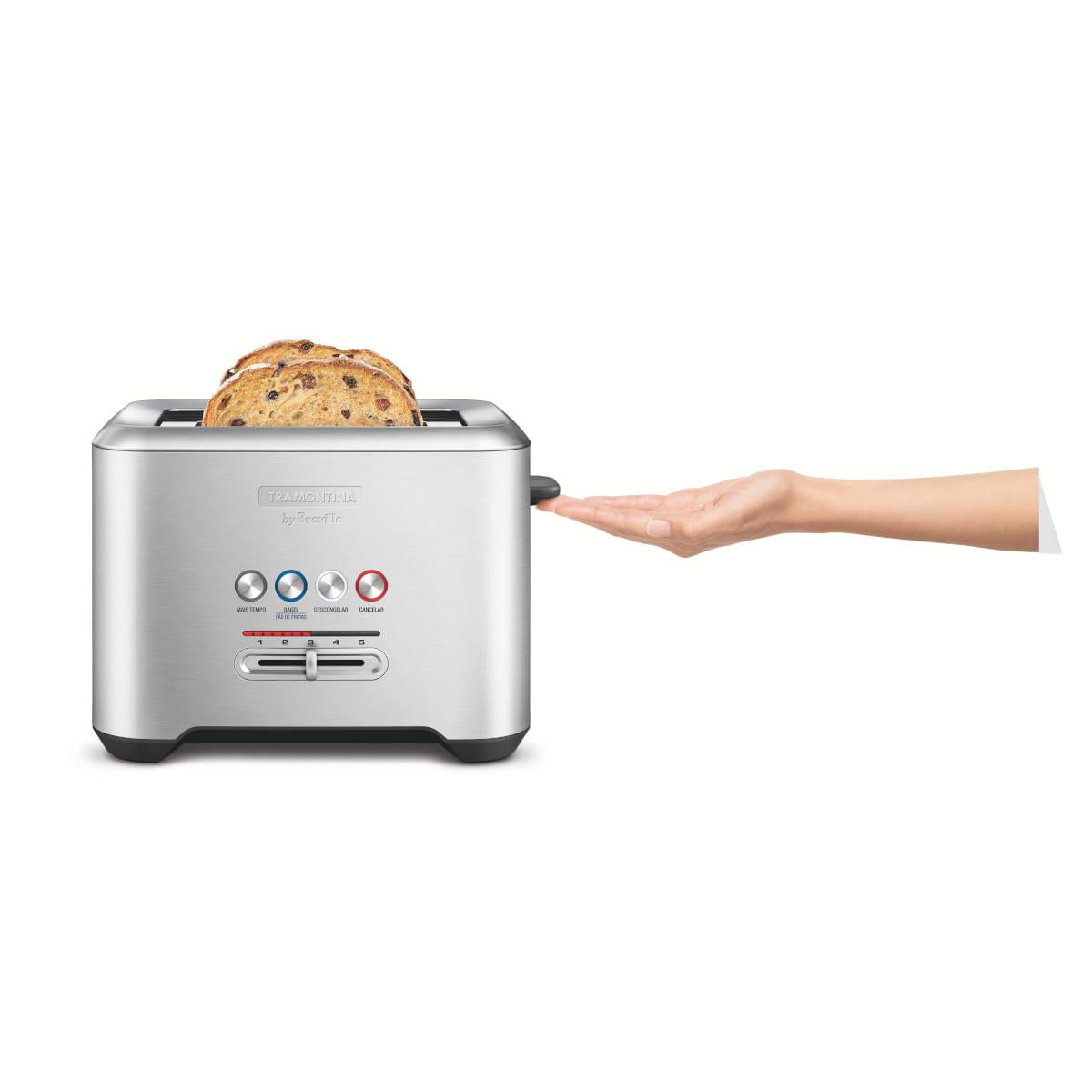 Torradeira Tramontina by Breville Express em Aço Inox 3 Funções 220 V