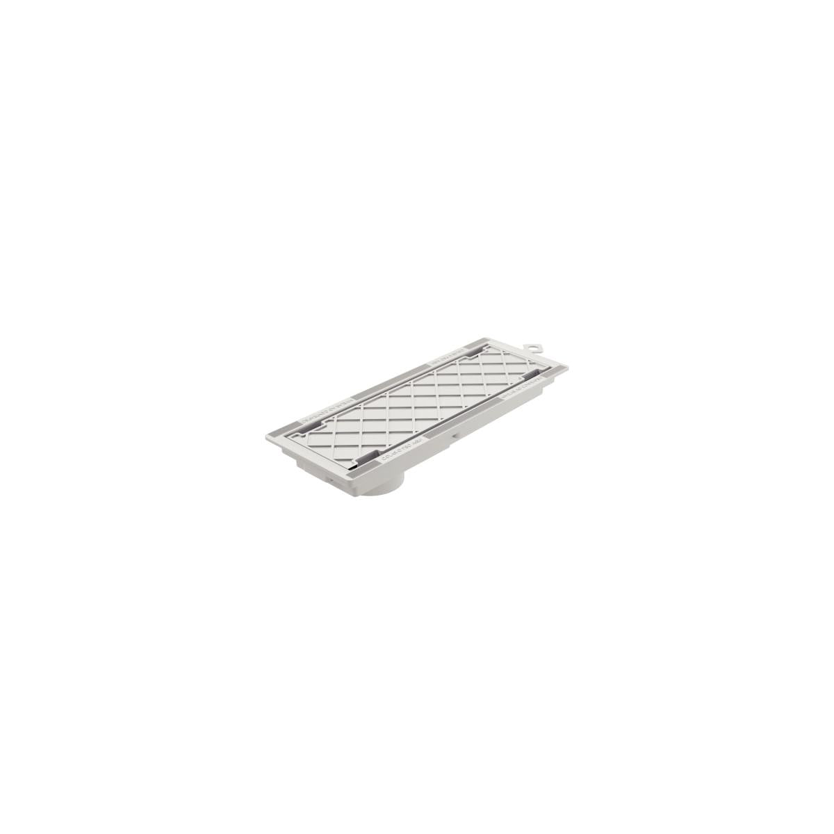 Ralo Oculto Tramontina Slim Hide em PVC 25 x 7 cm