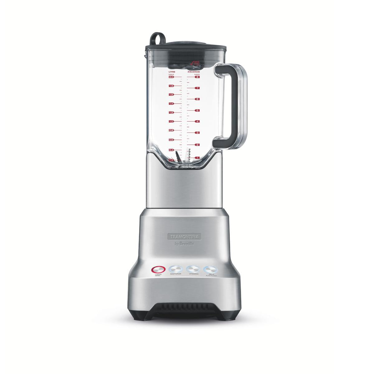 Liquidificador Tramontina by Breville Gourmet Pro em Alumínio Fundido com Copo Tritan 900 W 2 L