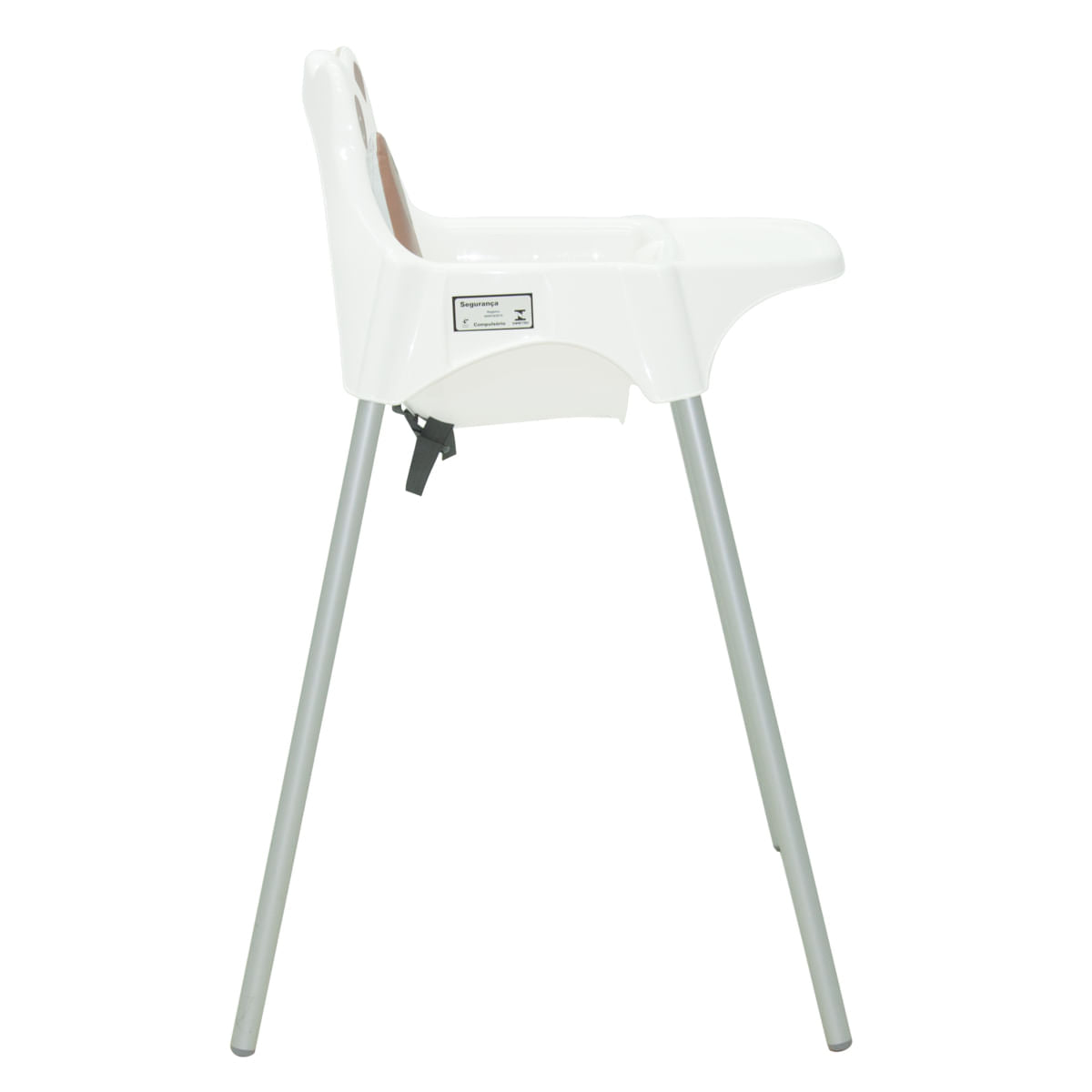 Cadeira para Refeição Infantil Tramontina Teddy em Polipropileno Branco