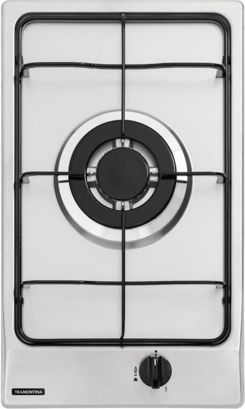 Cooktop Tramontina 1Q Gás Inox Dominó 1GX Tri 30 94700111
