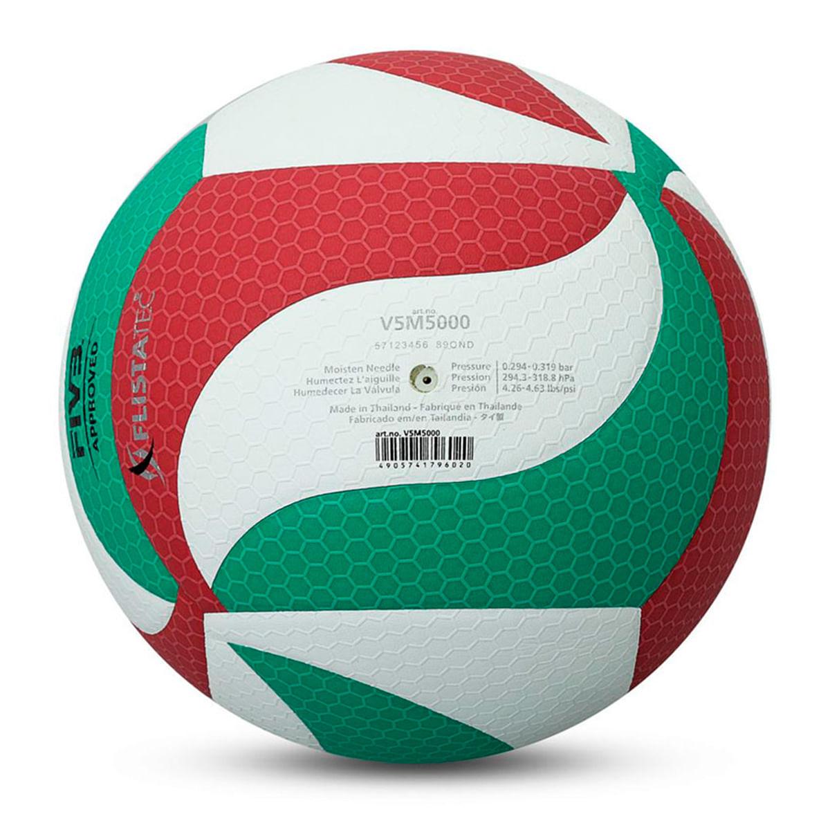 Bola de Volei Molten V5M5000 Volleyball FIVB Approved com FLISTATEC