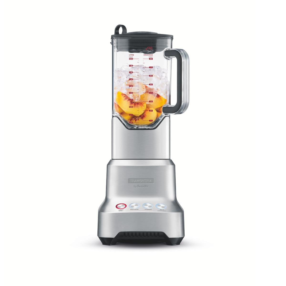 Liquidificador Tramontina by Breville Gourmet Pro em Alumínio Fundido com Copo Tritan 900 W 2 L