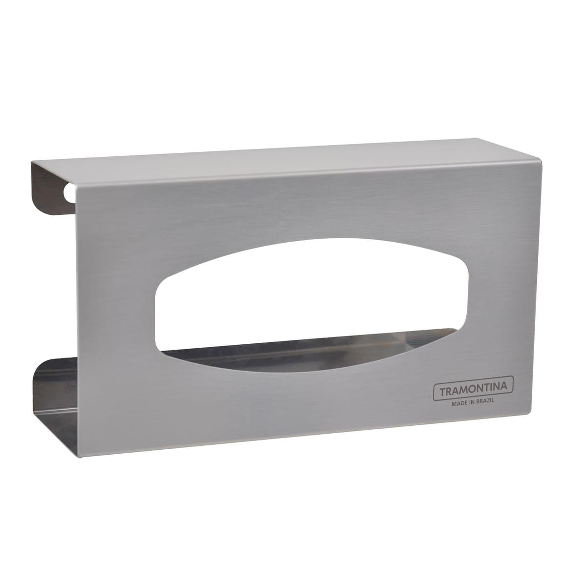 Suporte de Parede em Aço inox Tramontina para Caixas de Luvas Descartáveis
