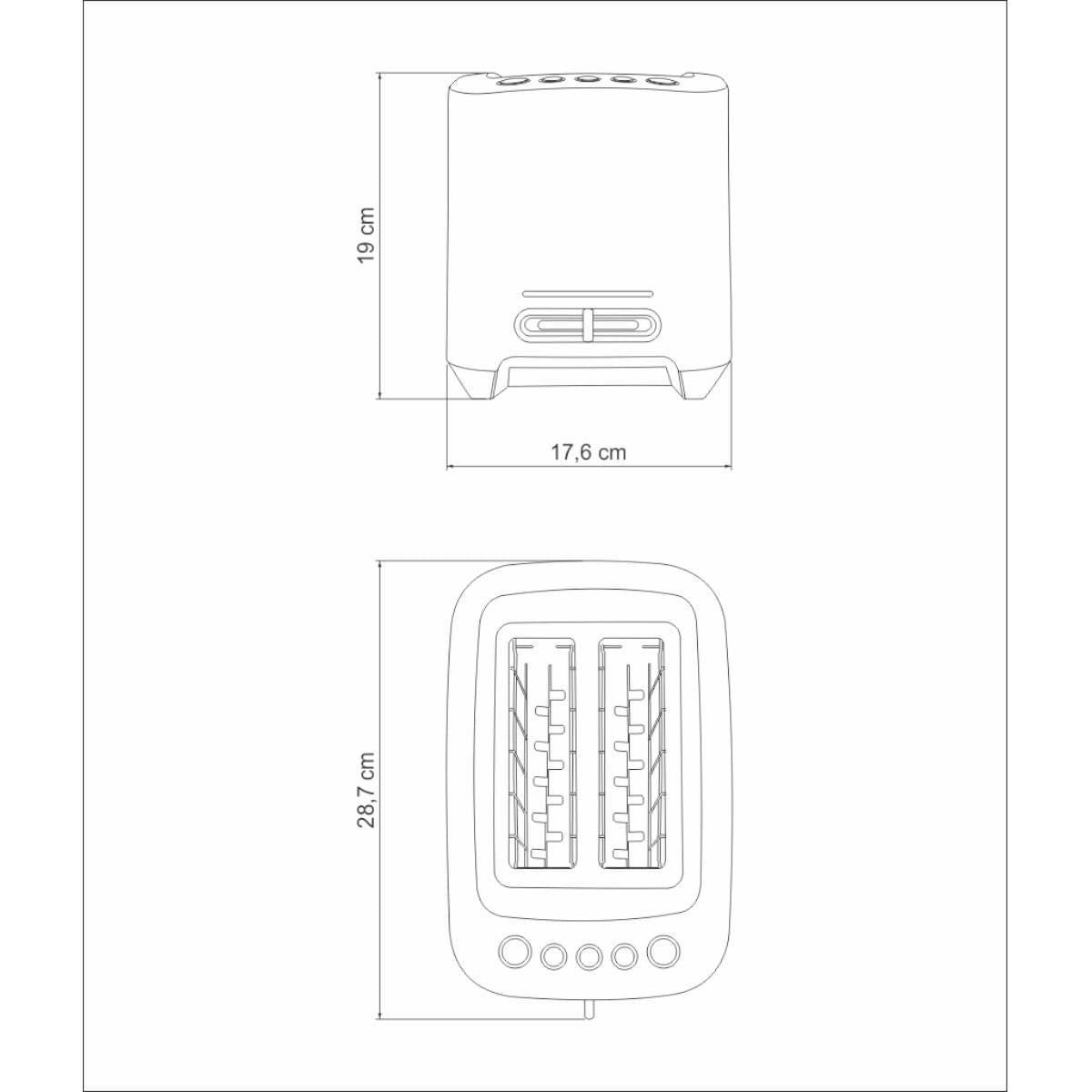 Torradeira  Tramontina by Breville Smart Vermelha em Alumínio Fundido 220 V