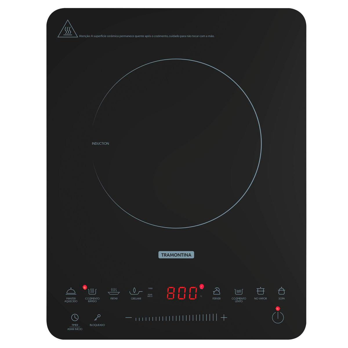 Cooktop Portátil por Indução Tramontina Slim Touch 127 V 94714131