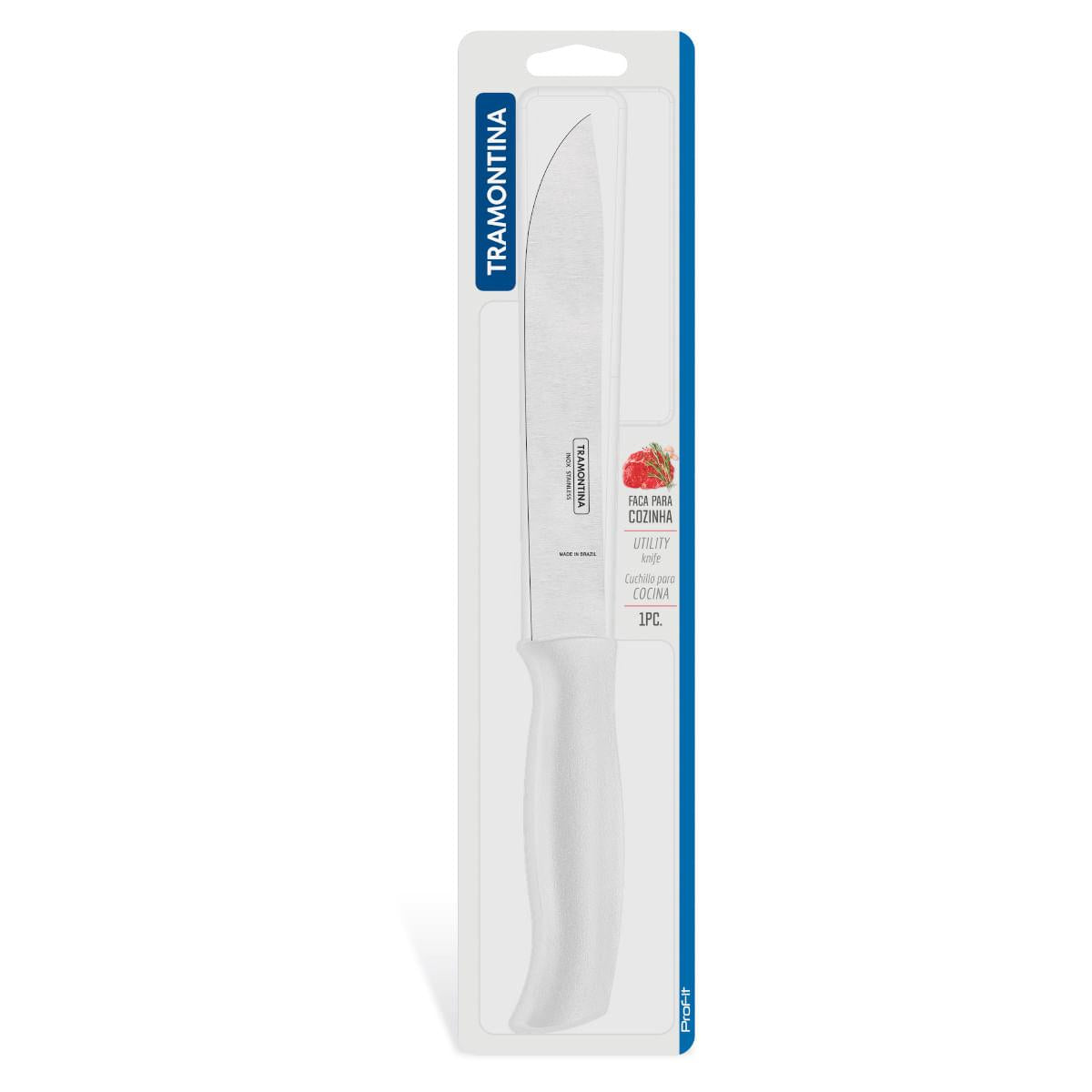 Faca para Cozinha Inox 7" Profit Branca Tramontina