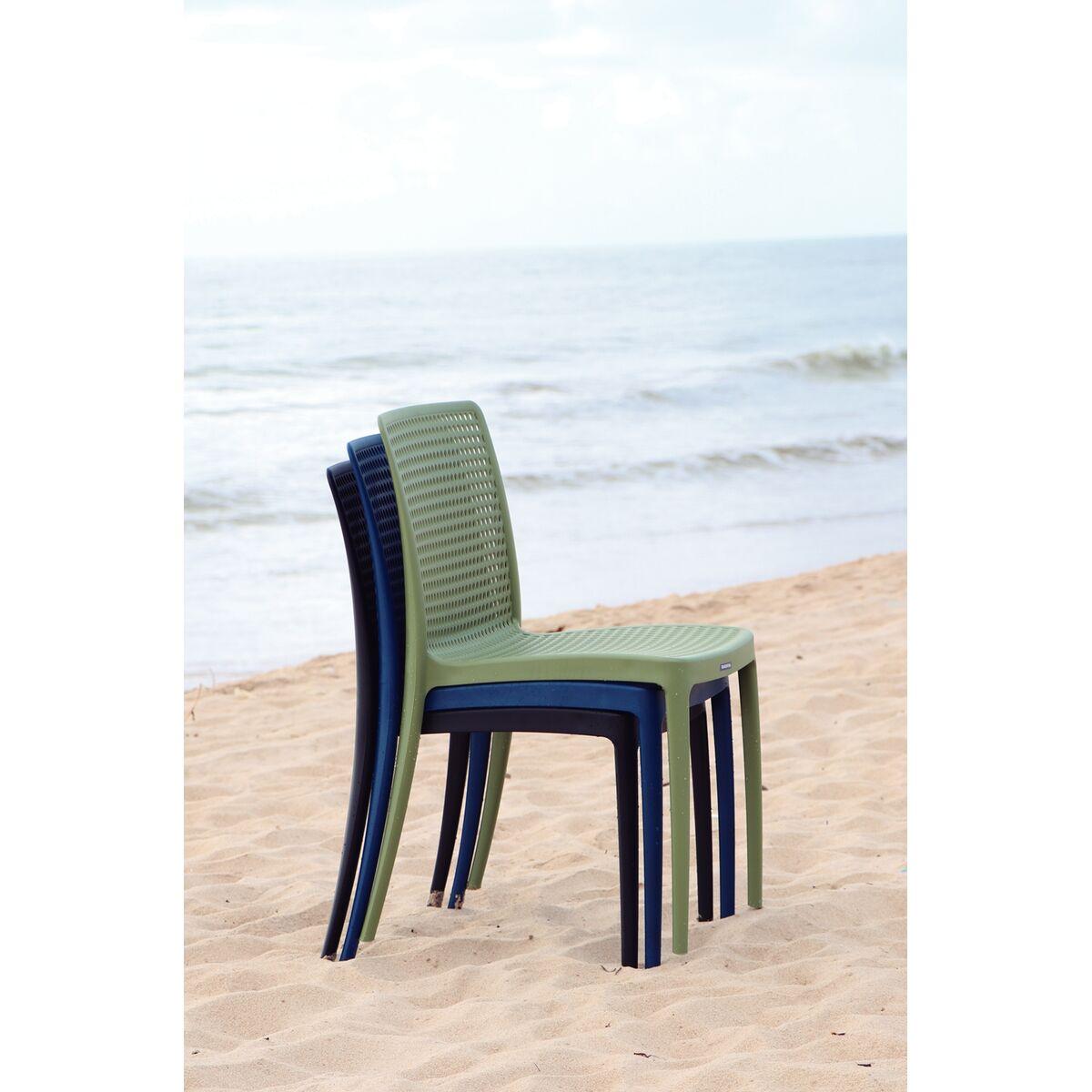 Cadeira Tramontina Isabelle Eco em Polipropileno Oceano +Clean Azul Yale