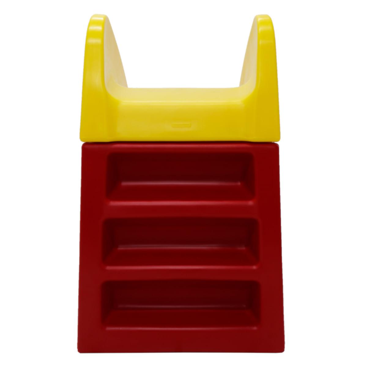 Escorregador Infantil Tramontina Zip em Polietileno Amarelo e Vermelho