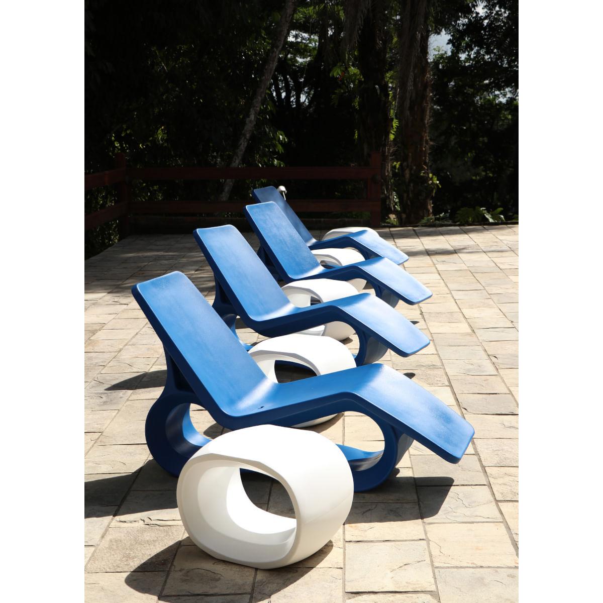 Mesa de Apoio Tramontina Octo em Polietileno Branco