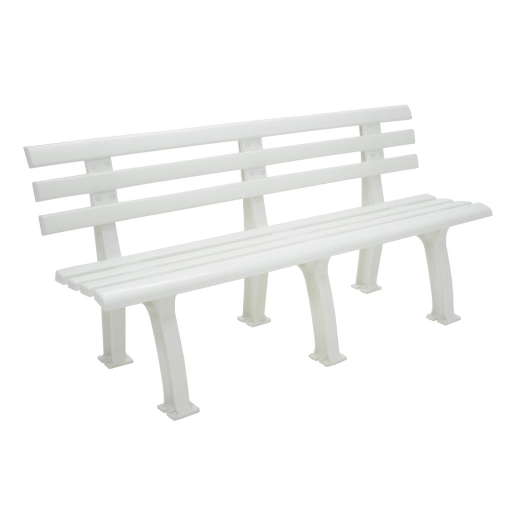 Banco Jardim Tramandai Branco 1500mm Tramontina 92400010