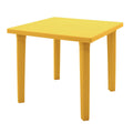 Mesa Tramontina Sancho 80 x 80 cm em Polipropileno Amarelo Summa