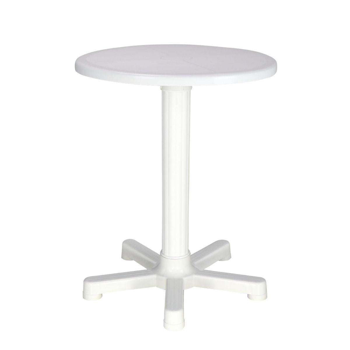 Mesa Tramontina Capri Branco 59 cm em Polipropileno
