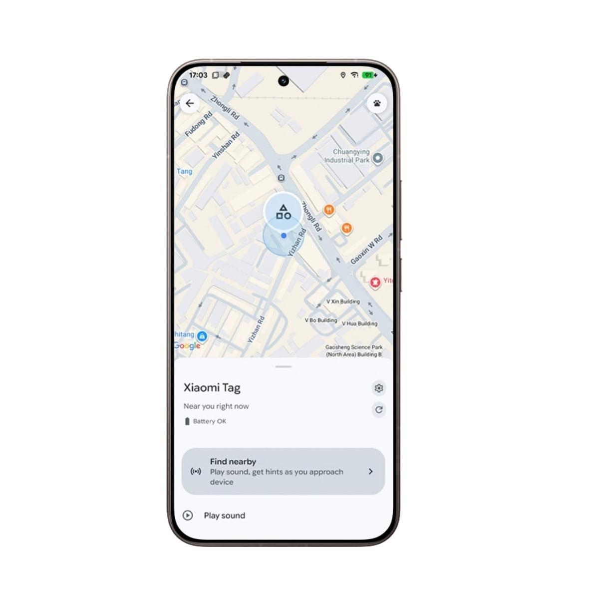 Rastreador Smart Tag Xiaomi Localizador Bluetooth Branco Homologado Anatel