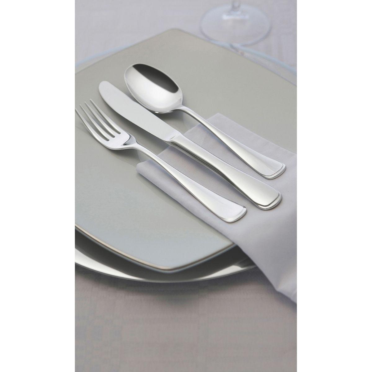 Faqueiro Tramontina Mônaco Aço Inox com Facas de Mesa Forjadas 42 Peças